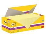Blocco foglietti Super Sticky 654 SSCY VP24,76 x 76 mm giallo Canary 90 fogli confezione 24 blocchi - 11725 - 1
