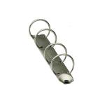 Raccoglitore Stelvio A5,4 anelli a R 25 mm dorso 3 cm blu - 5340 - 1