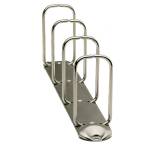 Raccoglitore Stelvio 22 x 30 cm 4 anelli a Q 65 mm dorso 9 cm blu - 4373 - 1