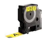 Nastro D1 standard 458080,19 mm x 7 mt PL nero giallo - 2190 - 1