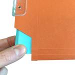 Cartella sospesa Cartesio armadio interasse 33 cm fondo V 33 x 28 cm arancio - 2797 - 3