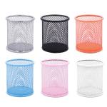 Bicchieri portapenne rete metallica colorata 8,5 x 10 cm - 9449 - 1