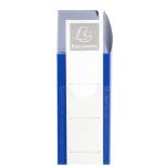 Scatola per archivio box con bottone 25 x 33 cm dorso 4 cm blu - 54632E - 3130630546320 - DMwebShop - 2