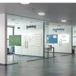 Lavagne magnetiche senza bordi 75 x 115 cm azzurro - 4233 - 2