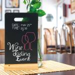 Lavagna da tavolo Silhouette con maniglia 33,5 x 21 cm - 5684 - 1