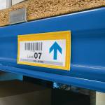 Buste identificative magnetiche 100 x 38 mm giallo - 6175 - 1