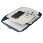 Vaschetta portacorrispondenza con vassoio organizer Cosy grigio - 22540 - 2