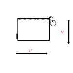 Busta con zip Bubble 17 x 12 cm EVA colori pastello assortiti - 21751 - 1