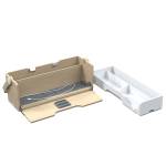 Organizer portatile da scrivania Ergobox S 42,5 x 23 x 15 cm legno PET ABS legno bianco grigio - 10409 - 3