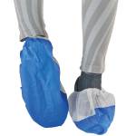 Sovrascarpe monouso Dual Barrier antiscivolo taglia unica PLP Bianco Blu - 16269 - 1