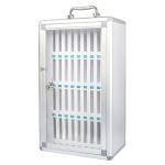 Armadietto portacellulare 36 posti 29 x 19 x 50 cm grigio - 1311 - 1