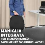 Cuscino Breyta Comfort 6 x 43 x 43 cm in tessuto nero - 30115 - 4