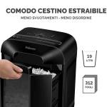 Distruggidocumenti LX85 a frammenti nero - 30143 - 5