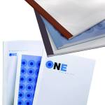 Cartelline termiche Business Line 3 mm leather blu scatola 100 pezzi - 15255 - 1