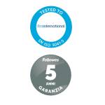 Poggiapolsi da tastiera gel blu trasparente - 2633 - 3