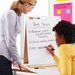 Blocco Lavagna da tavolo Super Sticky autoportante 563R 58,4 x 50,8 cm bianco 20 fogli in carta riciclata - 13524 - 1