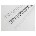 Dorsi spirale IbiWire metallo 21 anelli 6 mm argento scatola 100 pezzi - 15279 - 1