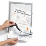 Cornice magnetica Duraframe A5,15 x 21 cm silver - 9477 - 1