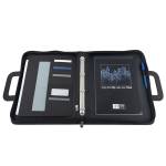 Cartella portablocco con manici nero grigio 28,5 x 36 cm - 22177 - 1