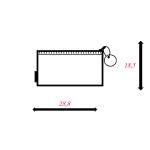 Busta con zip Bubble 22,8 x 18,5 cm EVA colori pastello assortiti - 21750 - 1