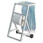 Portasacco per dispenser a cavalletto ABS 4,2 x 35,6 x 40 cm bianco - 6527 - 1