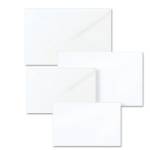 Scatola 100 biglietti e 100 buste Dalmazia bianco 9 x 14 cm - 10655 - 1