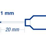 Marcatore per carpentiere 8850 punta metallo lunga 1 mm nero - 15730 - 3