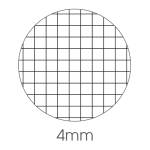 Blocco notes 90 A4 collato lato lungo quadretti 4 mm 50 fogli 90 gr 4 fori - 9328 - 1