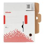 Scatola archivio Speedbox dorso 10 cm 35x25 cm bianco e rosso - 9270 - 3