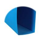 Cartella sospesa Cartesio PP cassetto PPL interasse 39 cm fondo U 37 x 25 cm blu - 876 - 2