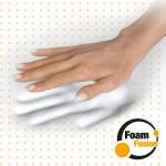Mousepad con poggiapolsi in FoamFusion Microban PlusTouch nero - 22426 - 3