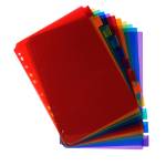 Intercalari neutri PP A4 trasparente 12 posizioni - 24778 - 1