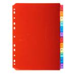 Intercalari neutri PP A4 trasparente 12 posizioni - 24778 - 2