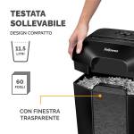 Distruggidocumenti LX 25 a frammenti nero - 25943 - 2