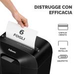 Distruggidocumenti LX 25 a frammenti nero - 25943 - 4