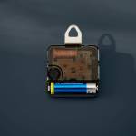 Orologio da parete Cosy silenzioso vetro grigio - 25577 - 1