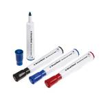 Marcatore per lavagne cancellabili punta tonda 2 mm nero - 2827 - 1