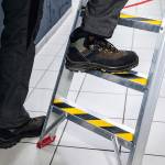 Nastro adesivo antiscivolo DURALINE GRIP 5 cm x 15 mt giallo nero - 13297 - 1