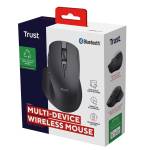 Mouse wireless multi dispositivo Ozaa nero - 29615 - 4