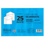 Busta Busta Silver Matic FSC senza finestra gommata 12 x 18 cm 80 gr bianco - 2566 - 1