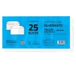 Busta Busta Silver Matic FSC senza finestra gommata 11 x 23 cm 80 gr bianco - 4328 - 1
