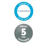 Mousepad con poggiapolsi in gel blu trasparente - 2636 - 3