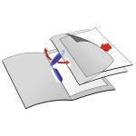 Cartellina con clip Swingclip A4 PP trasparente - 14963 - 2