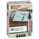 Marcatore permanente 21 Ecoline punta conica da 1,5 a 3 mm nero - 18169 - 1