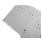Intercalare alfabetico PP riciclato A4 A Z grigio - 24762 - 1