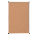 Lavagna 45 x 60 cm superficie in sughero cornice in alluminio - 26906 - 1