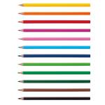 Pastelli Elios mina 3 mm con temperamatite astuccio 24 pezzi - 14655 - 1