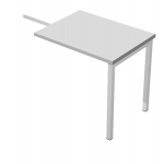 Allungo Easy Plus - DX-SX - 80 x 60 x 72,5 cm - grigio - Artexport - 671_9 - DMwebShop
