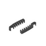 Coppia ganci di unione per sedute serie Dado regolabile nero - 8917