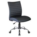 Poltrona visitatore San Francisco S con ruote nero - 9007